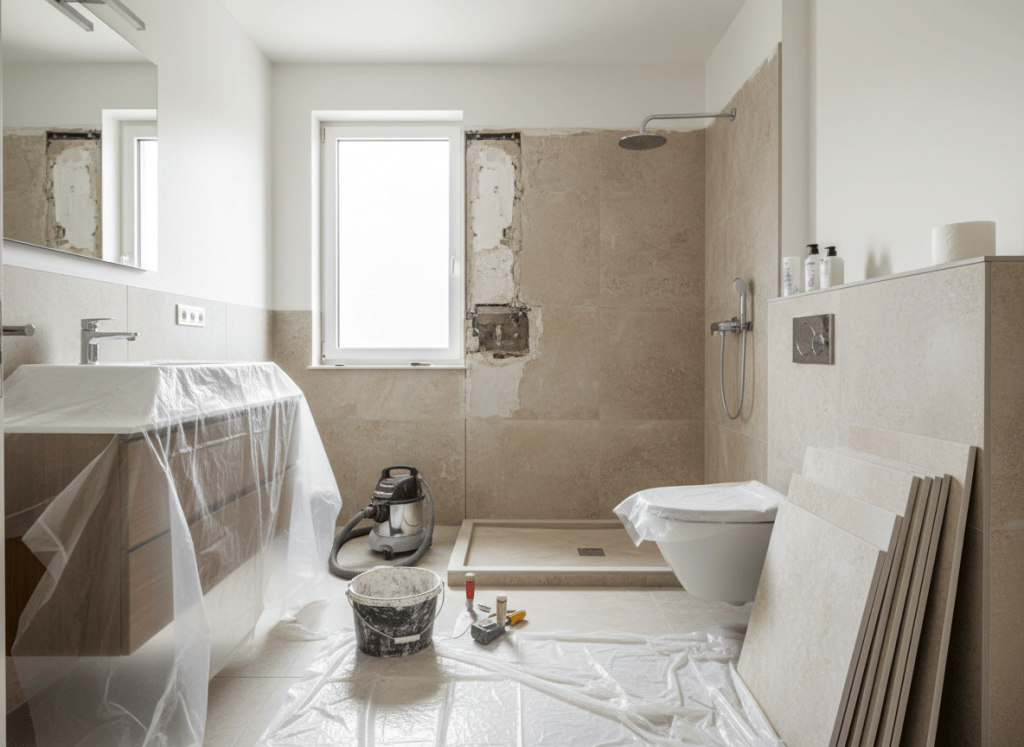 Reforma de baño para sustituir bañera por ducha
