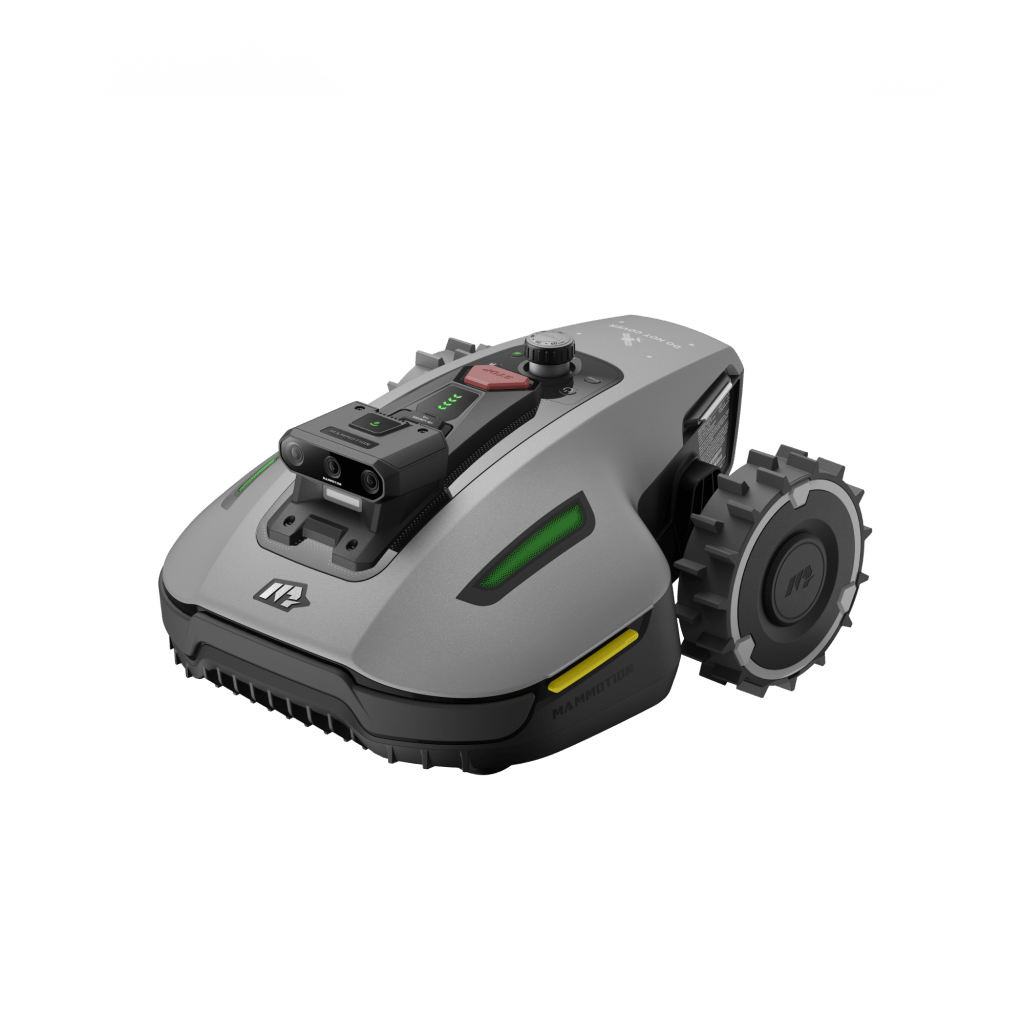 Robot cortacésped Mammotion YUKA mini 2 con barra de tres cámaras para navegación por visión